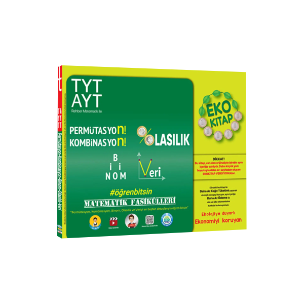 TYT-AYT Permütasyon Kombinasyon Olasılık Matematik Fasikülleri