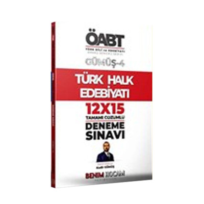 ÖABT Türk Dili ve Edebiyatı Gümüş-4 Türk Halk Edebiyatı 12X15 Deneme Sınavı