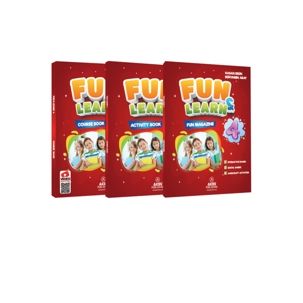 Fun & Learn 4 Course Book + Activity Book + Fun Magazine