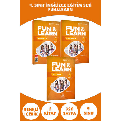 Fun & Learn 9 Course Book + Activity Book + Skills Book