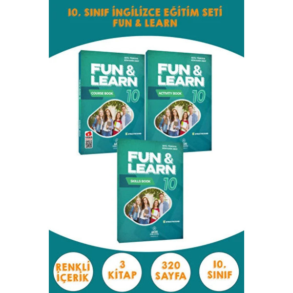 Fun & Learn 10 Course Book + Activity Book + Skills Book