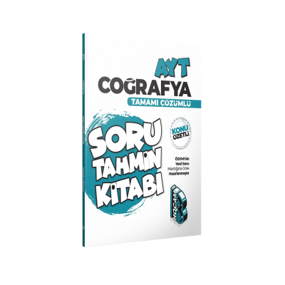 AYT Coğrafya Soru Tahmin Kitabı