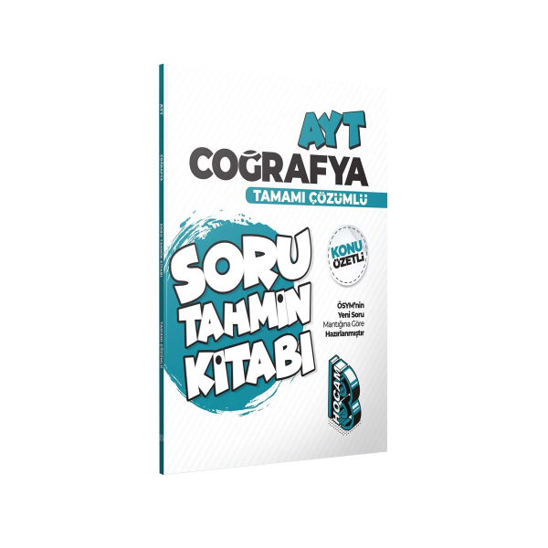 AYT Coğrafya Soru Tahmin Kitabı