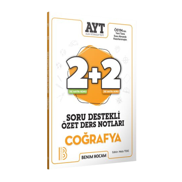 AYT 2+2 Soru Destekli Özet Ders Notları Coğrafya