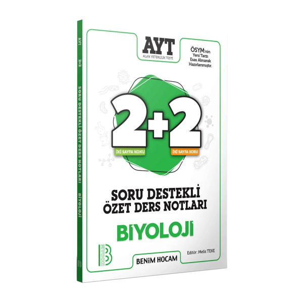 AYT 2+2 Soru Destekli Özet Ders Notları Biyoloji