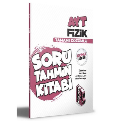 AYT Fizik Soru Tahmin Kitabı Konu Özetli
