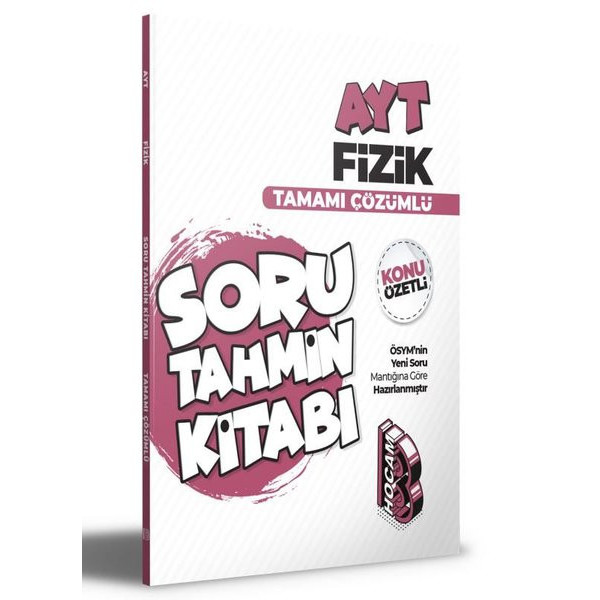 AYT Fizik Soru Tahmin Kitabı Konu Özetli