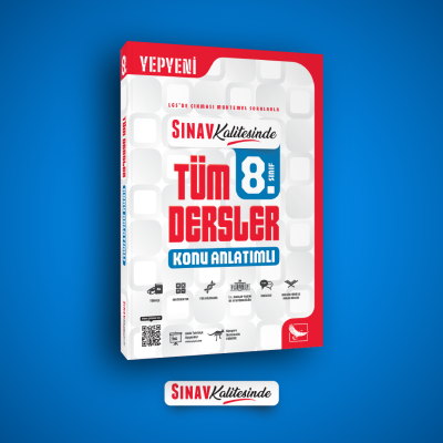 Sınav Kalitesinde 8. Sınıf LGS Tüm Dersler Konu Anlatımlı