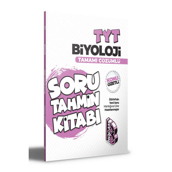 TYT Biyoloji Soru Tahmin Kitabı Konu Özetli