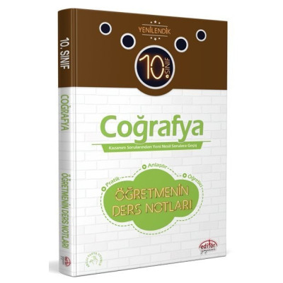 10. Sınıf Coğrafya Öğretmenin Ders Notları