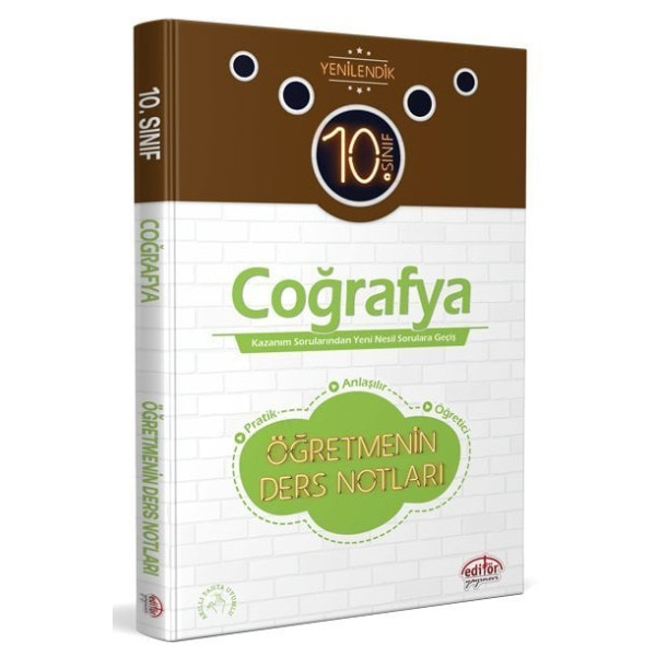 10. Sınıf Coğrafya Öğretmenin Ders Notları