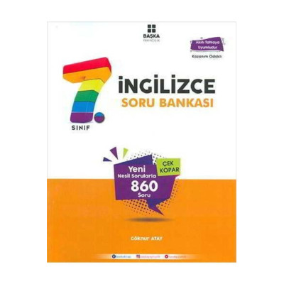 7. Sınıf İngilizce Soru Bankası 860 Soru