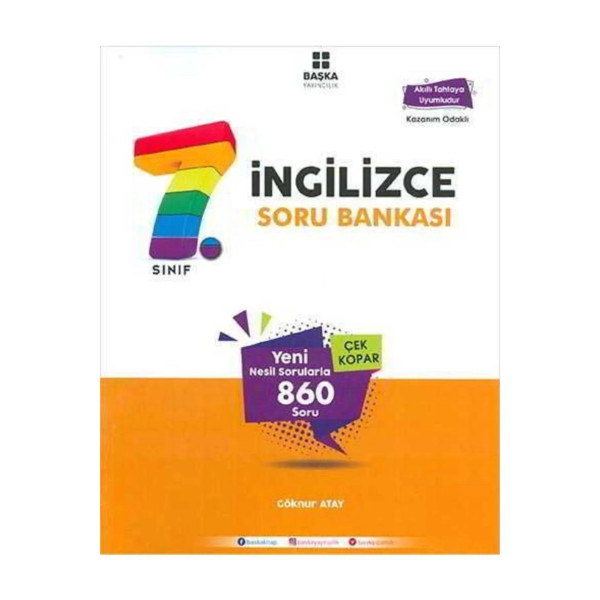 7. Sınıf İngilizce Soru Bankası 860 Soru