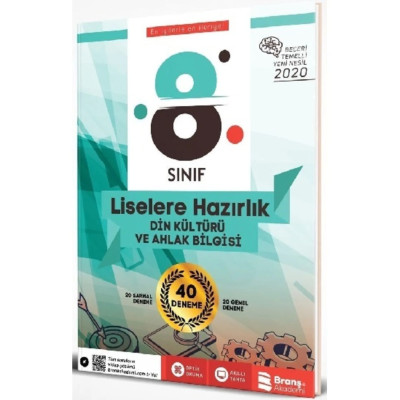 8. Sınıf Liselere Hazırlık Din Kültürü ve Ahlak Bilgisi 40 Deneme