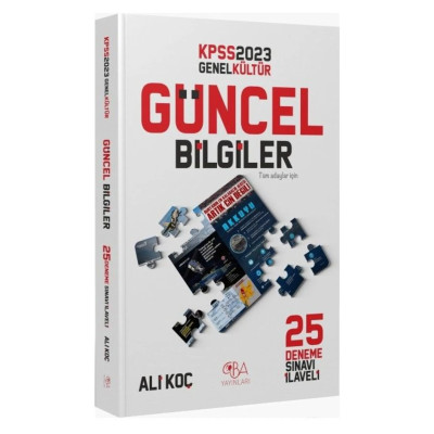 KPSS Genel Kültür Güncel Bilgiler 25 Deneme Sınavı İlaveli