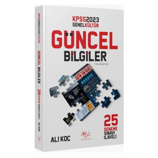 KPSS Genel Kültür Güncel Bilgiler 25 Deneme Sınavı İlaveli
