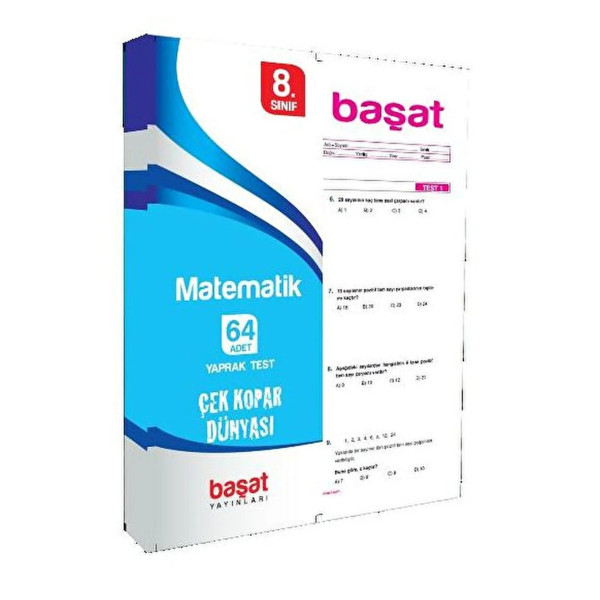 8. Sınıf Matematik 64 Adet Yaprak Test Çek Kopar Dünyası