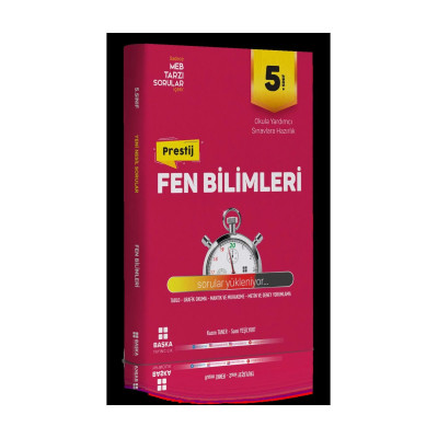5. Sınıf Prestij Fen Bilimleri Sorular Yükleniyor