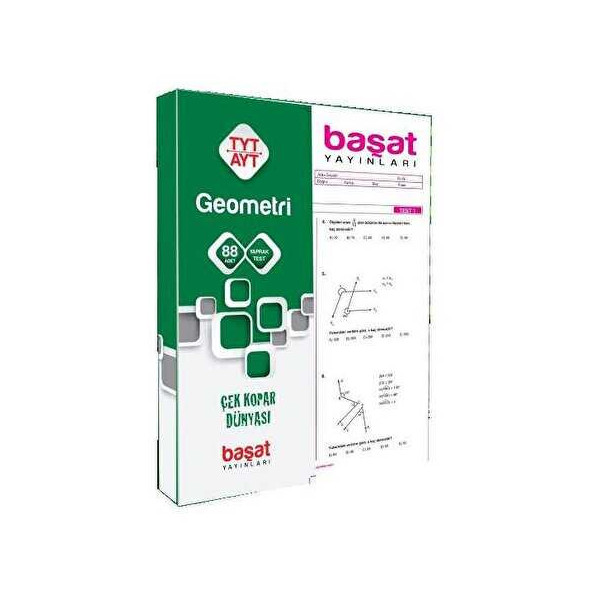 TYT AYT Geometri 88 Adet Yaprak Test Çek Kopar Dünyası