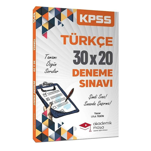 KPSS Türkçe 30X20 Deneme Sınavı