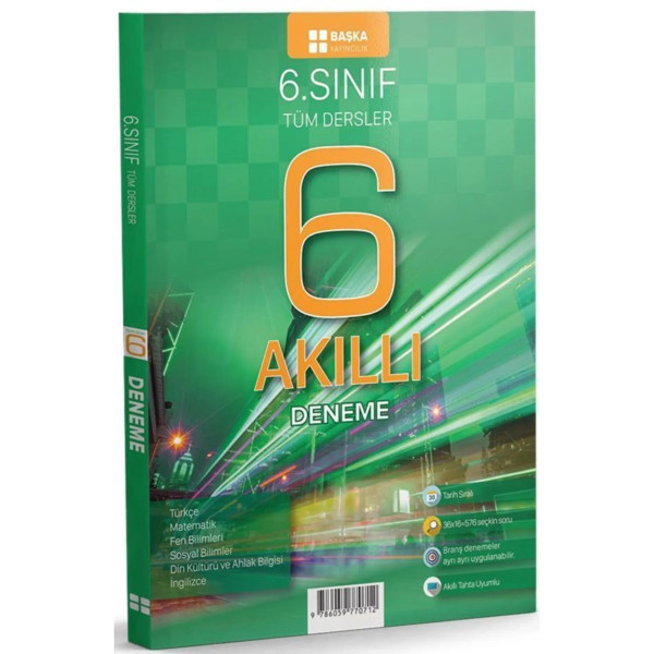 6. Sınıf Tüm Dersler 6 Akıllı Deneme