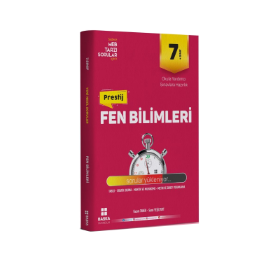 7. Sınıf Prestij Fen Bilimleri Sorular Yükleniyor