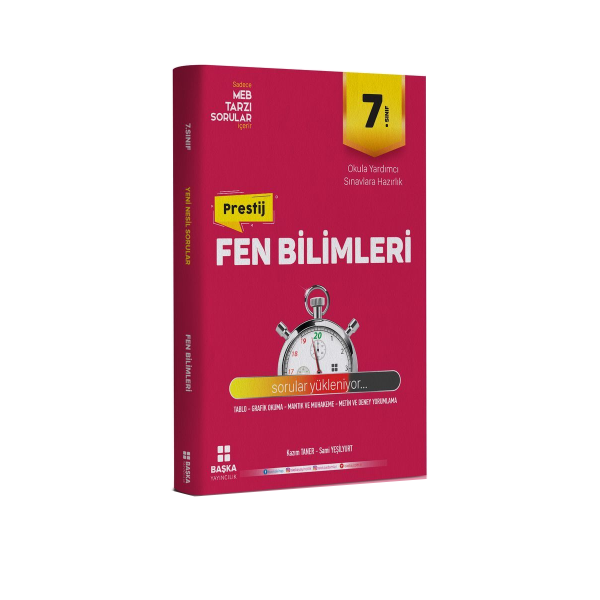 7. Sınıf Prestij Fen Bilimleri Sorular Yükleniyor