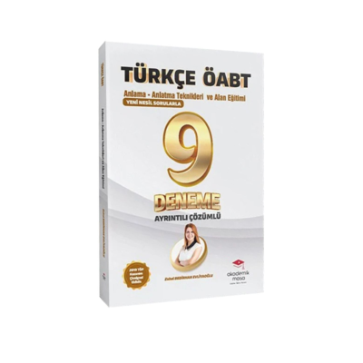 Türkçe ÖABT Anlama - Anlatma Teknikleri ve Alan Eğitimi 9 Deneme