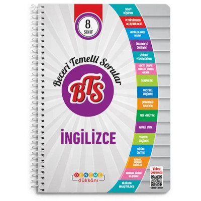 8. Sınıf Beceri Temelli Sorular İngilizce