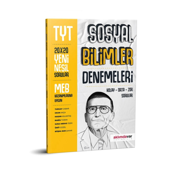 TYT Sosyal Bilimler Denemeleri 20X20 Yeni Nesil Sorular Kolay Orta Zor Sorular