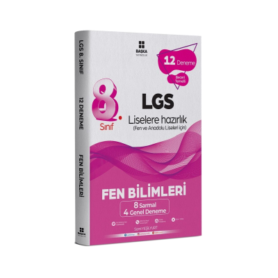 8. Sınıf LGS Fen Bilimleri Beceri Temelli 12 Deneme