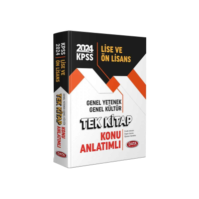 KPSS Lise ve Ön Lisans Genel Yetenek Genel Kültür Tek Kitap Konu Anlatımlı