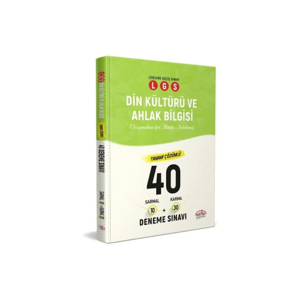 LGS Din Kültürü ve Ahlak Bilgisi 40 Deneme Sınavı