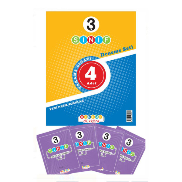 3. Sınıf Tarama Sınavı 4 Adet Deneme Seti