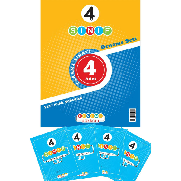 4. Sınıf Tarama Sınavı 4 Adet Deneme Seti