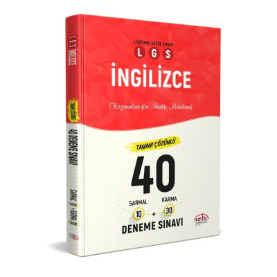 LGS İngilizce 40 Deneme Sınavı
