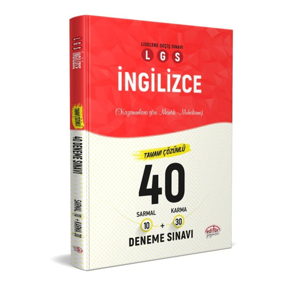 LGS İngilizce 40 Deneme Sınavı