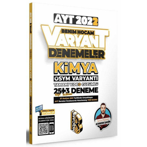 AYT Varyant Denemeler Kimya ÖSYM Varyantı 25+3 Deneme