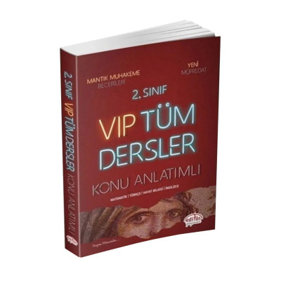 2. Sınıf VIP Tüm Dersler Konu Anlatımlı Mantık Muhakeme Becerileri