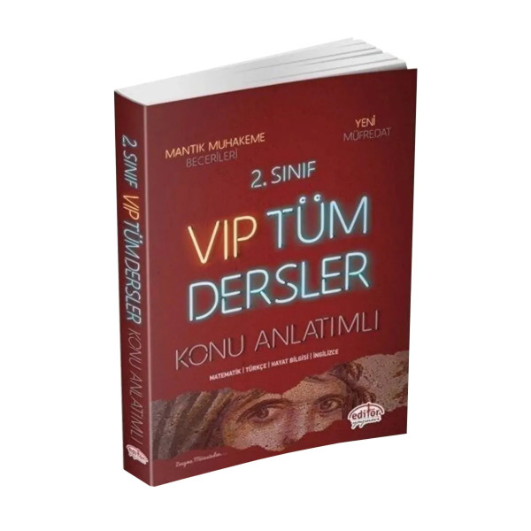 2. Sınıf VIP Tüm Dersler Konu Anlatımlı Mantık Muhakeme Becerileri