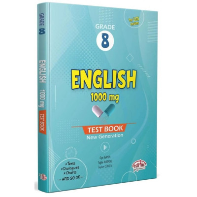 8 Grade English 1000 mg Test Book