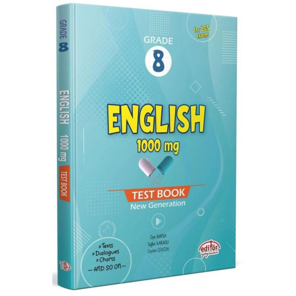 8 Grade English 1000 mg Test Book