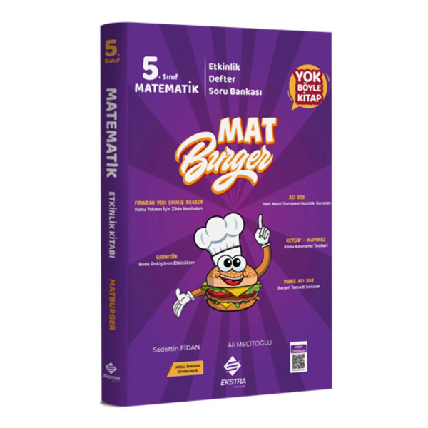 5. Sınıf Matematik Mat Burger Etkinlik Defter Soru Bankası