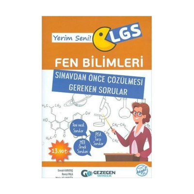 Yerim Seni LGS Fen Bilimleri Sınavdan Önce Çözülmesi Gereken Sorular
