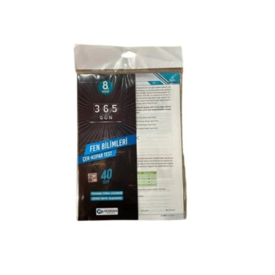 6. Sınıf Fen Bilimleri Çek Kopar Test 40 Test 365 Gün
