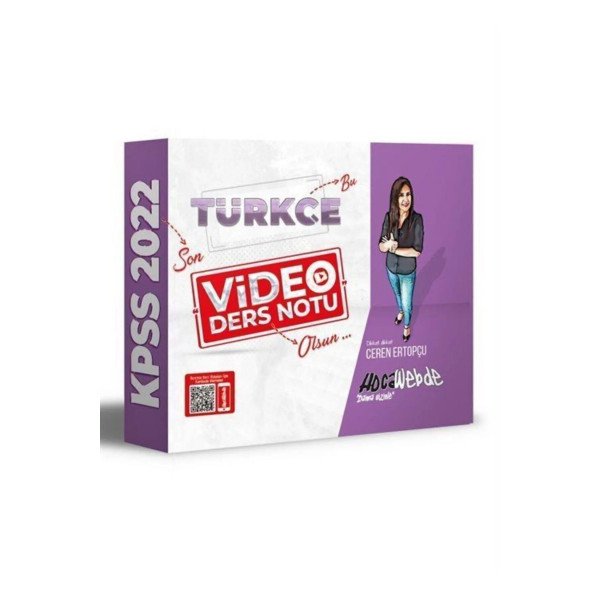 KPSS Türkçe Video Ders Notu