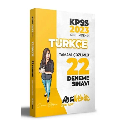 KPSS Genel Yetenek Türkçe 22 Deneme Sınavı