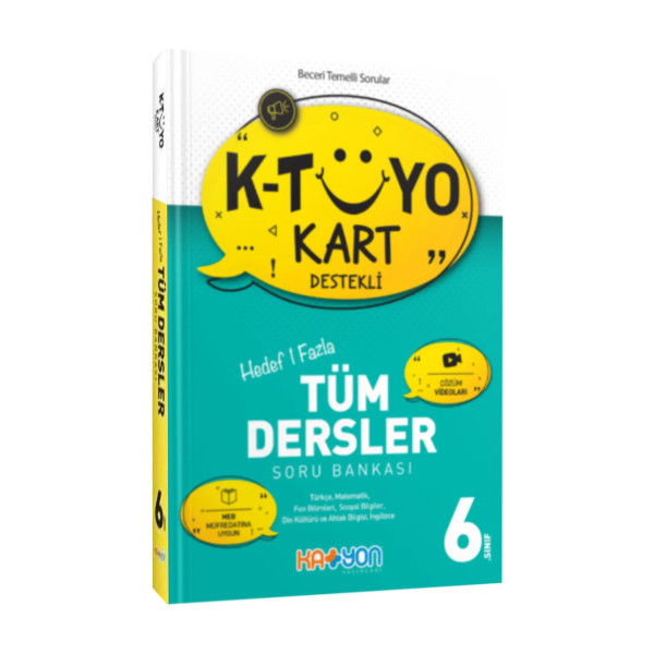 6. Sınıf Tüm Dersler Soru Bankası K-Tüyo Kart Destekli