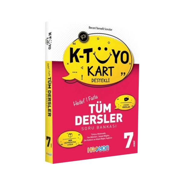 7. Sınıf Tüm Dersler Soru Bankası K-Tüyo Kart Destekli