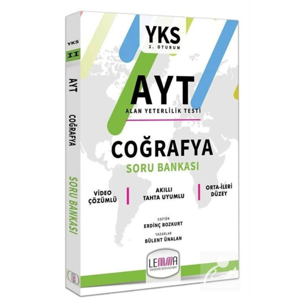 YKS 2. Oturum AYT Coğrafya Soru Bankası